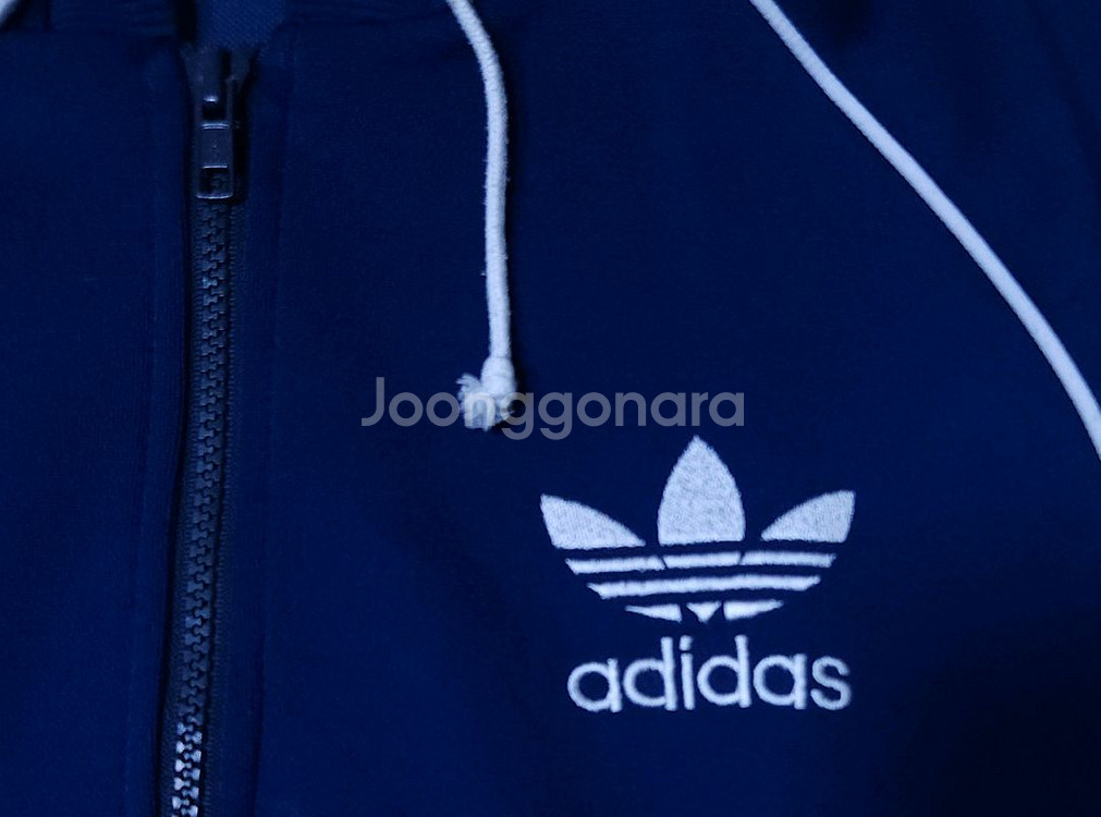 아디다스 90s 데상트 반집업 후드티 L--2