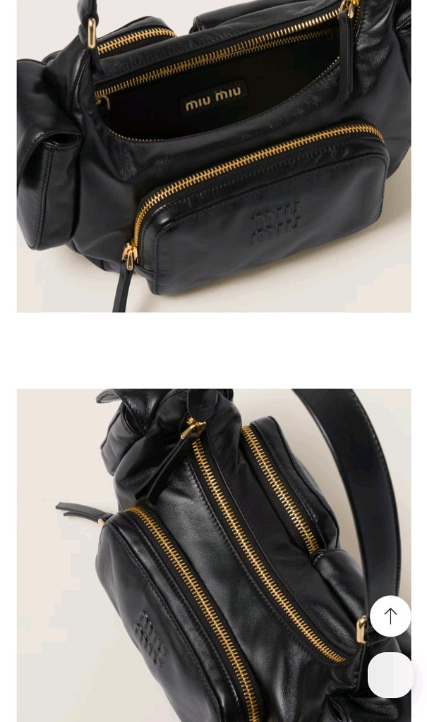 하이퀄리티+무배) 미우미우 나파 가죽 호보백--5