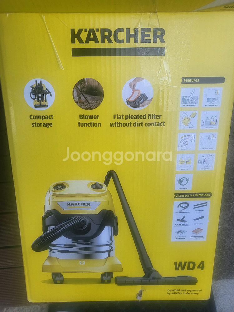 카처 WD4 습식 청소기--0