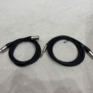 모가미 케이블 2.5m [ XLR암-수 ] / [ XLR암-TRS ]