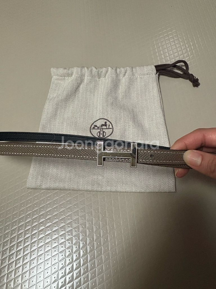 에르메스포커스양면벨트--1