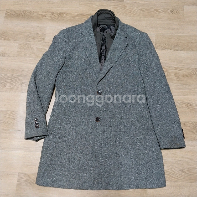 바쏘 누빔패딩 코트 남성105 사이쥬--0