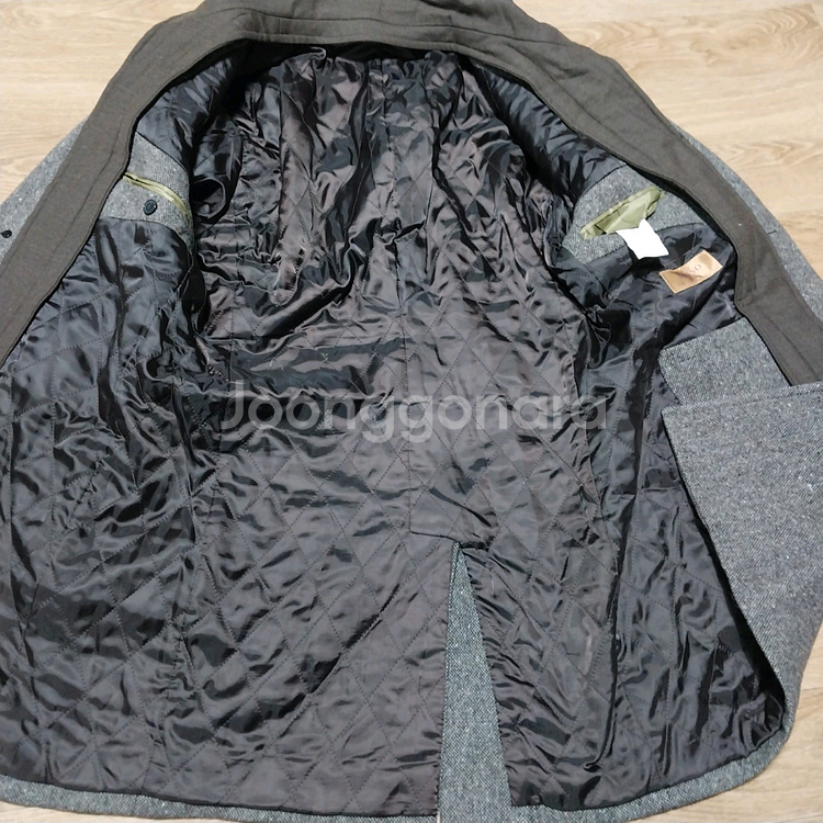 바쏘 누빔패딩 코트 남성105 사이쥬--4