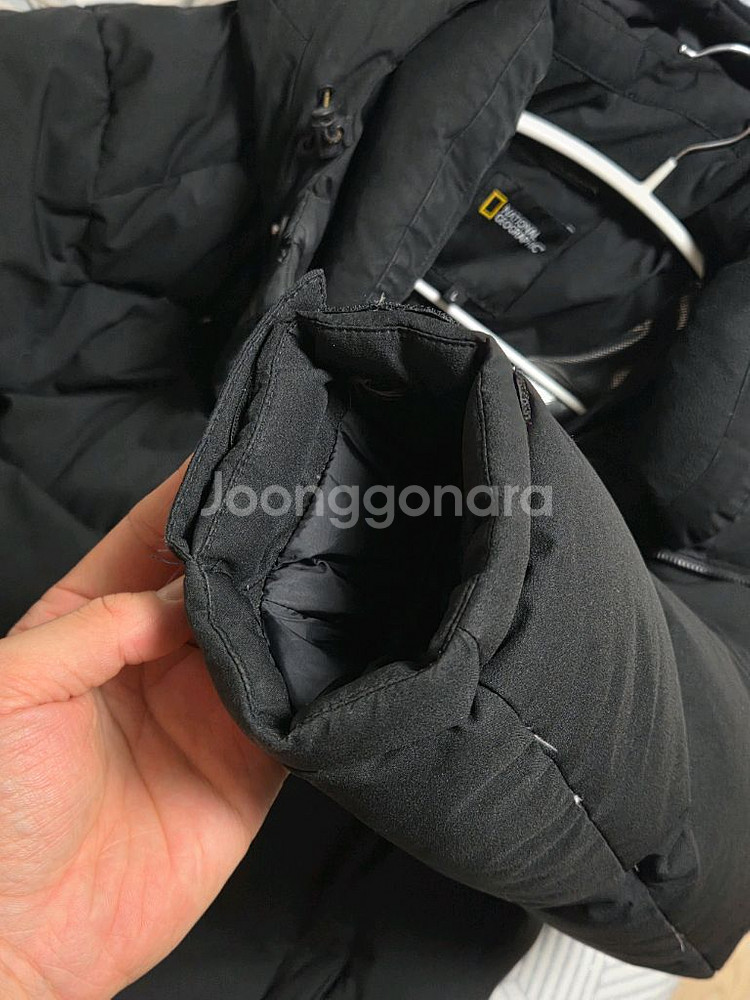 내셔널지오그래픽 롱패딩 L사이즈 팝니다--3