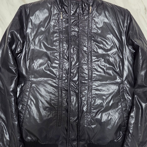 솔리드옴므 유광 지퍼디테일 다운패딩