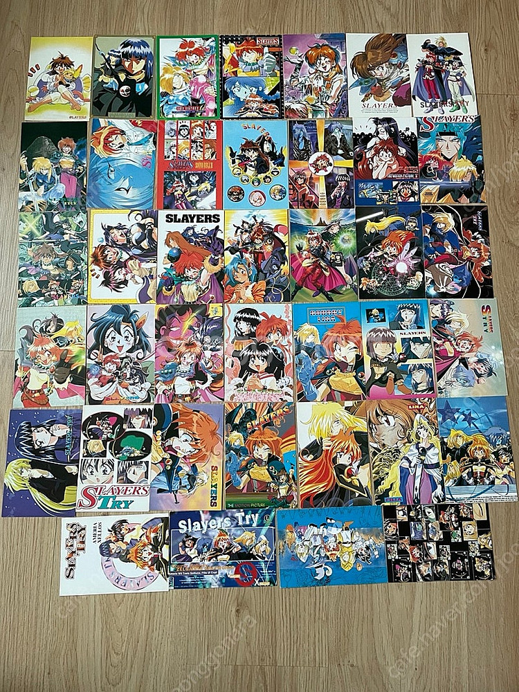 [무배]슬레이어즈 마법소녀 리나 엽서카드 72장 팜--0