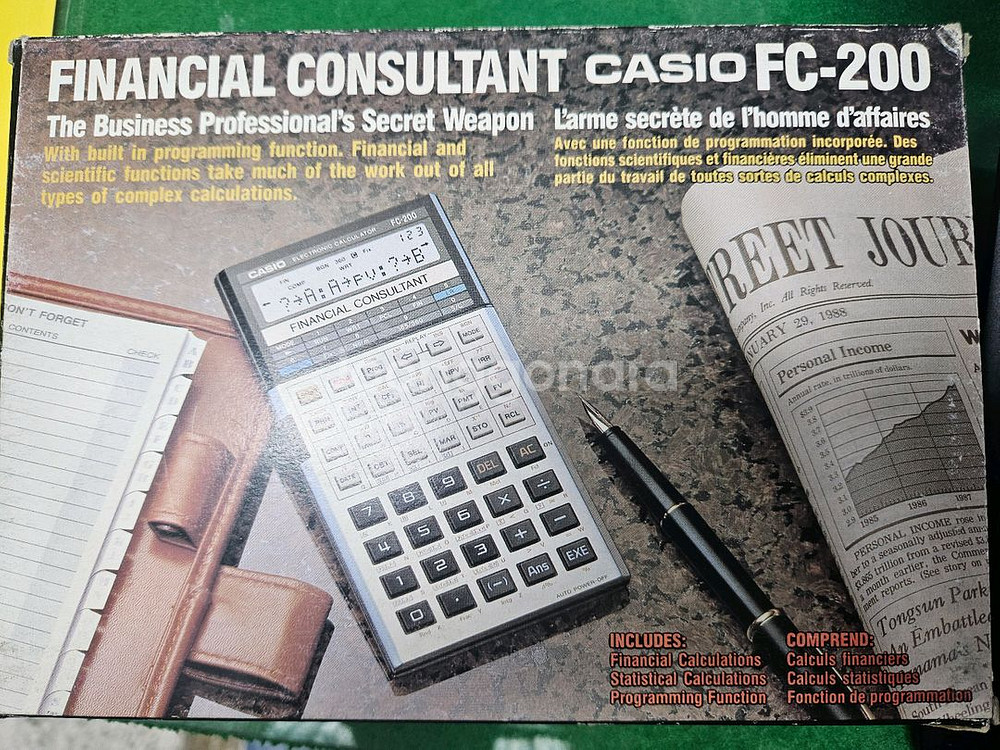 카시오 클래식 재무용 공학용 계산기 FC-200--2