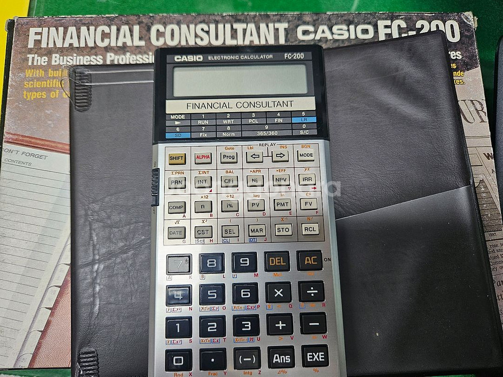 카시오 클래식 재무용 공학용 계산기 FC-200--3