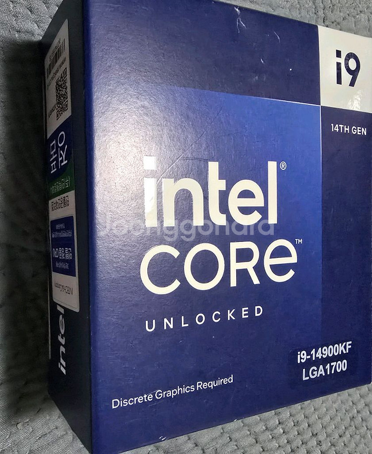 인텔 코어 i9-14900KF CPU 정품 미개봉--0