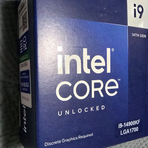 인텔 코어 i9-14900KF CPU 정품 미개봉