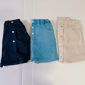 여아 데님 스커트 150(일로딜로/신디키즈) 3벌 일괄