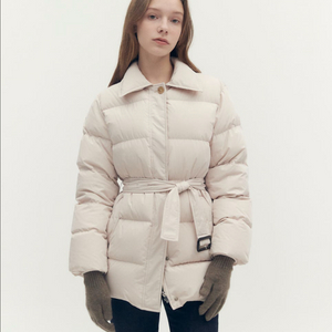 시에sie 루이스 구스 패딩 블러쉬 베이지 23fw