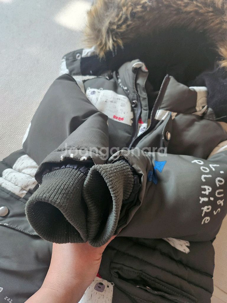 베베테일러 북극곰 유아 패딩110--3