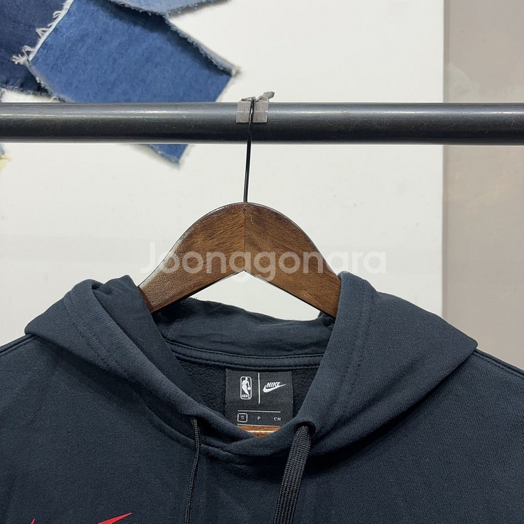 (95) 나이키 여성 시카고불스 기모 프린팅 후드티--1