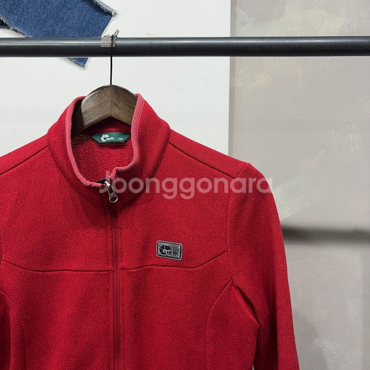 (100) 네파 여성 등산 아웃도어 플리츠 후리스 자켓--2