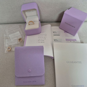 골든듀 18K 로얄가드 귀걸이 반지