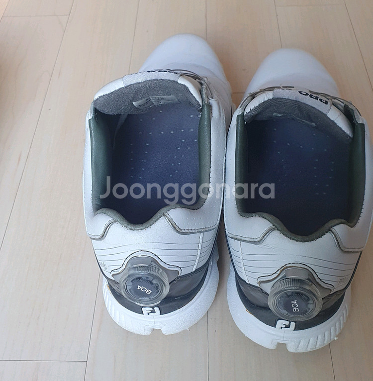 풋조이 스파이크리스 남성 골프화 pro sl 245 xw 보아--1