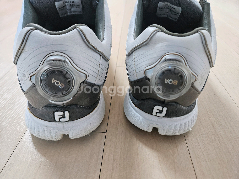 풋조이 스파이크리스 남성 골프화 pro sl 245 xw 보아--5