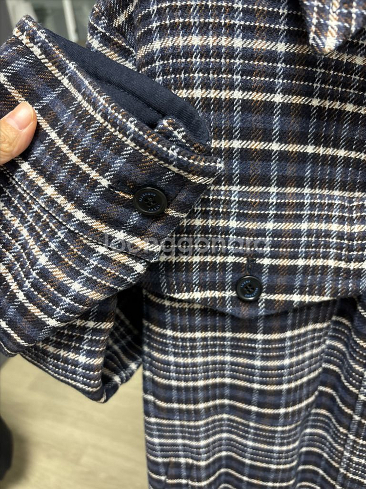 새상품 598000원짜리 럭키슈에뜨 체크 롱 코트 55-66--2