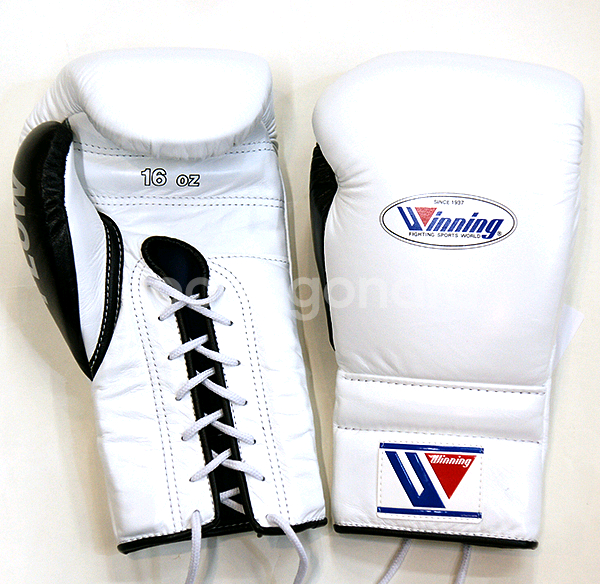 커스텀 위닝 복싱글러브 16온즈 레이스업--0