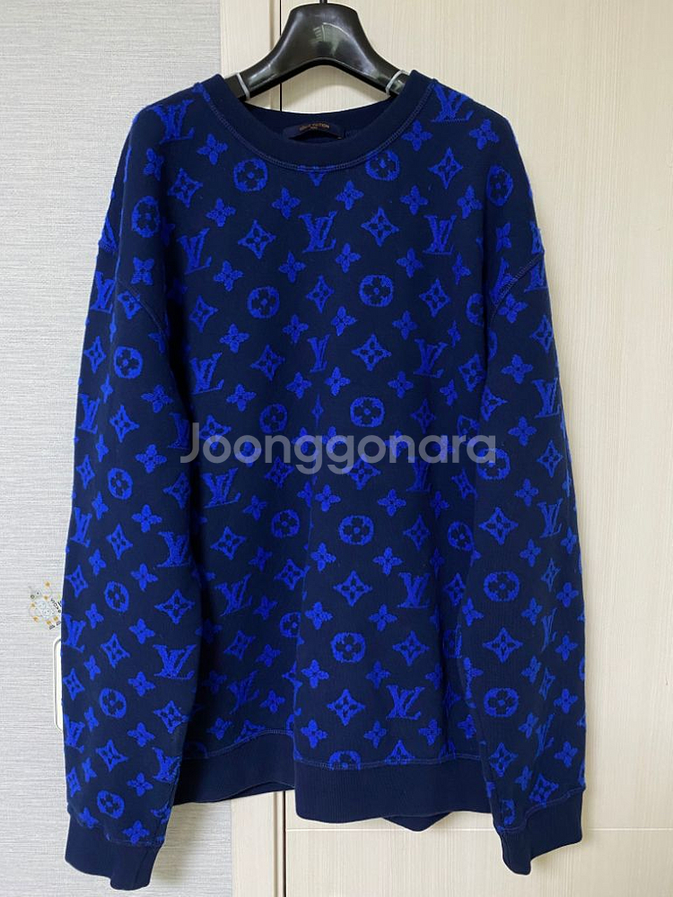 [XL,매장택] 루이비통 풀 모노그램 크루넥--0