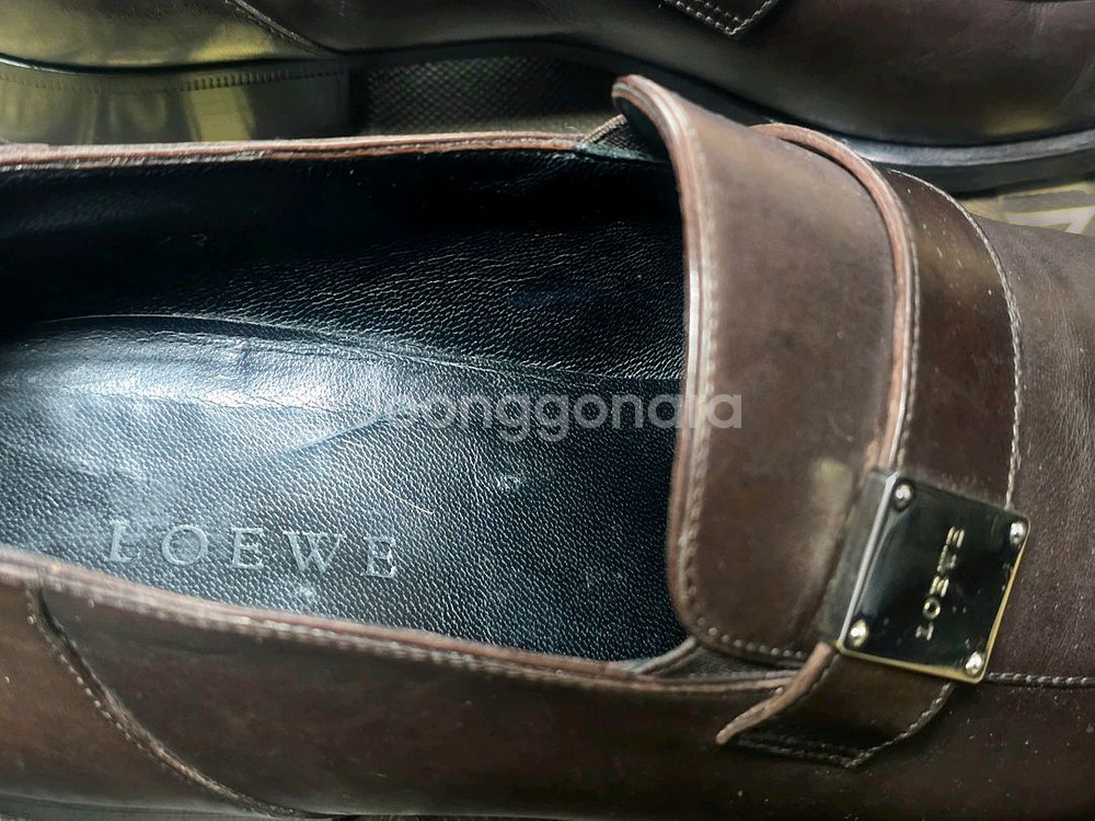 로에베 LOEWE 스퀘어토 로퍼 / 42사이즈 (270~275) / Made in Italy 남성 구두--5