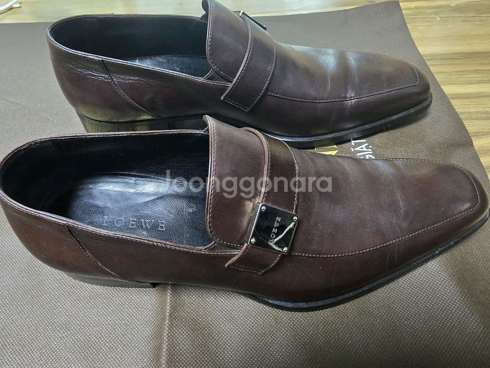 로에베 LOEWE 스퀘어토 로퍼 / 42사이즈 (270~275) / Made in Italy 남성 구두--4