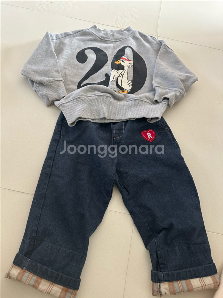 베베드피노 티셔츠 100 로토토베베 청바지--0