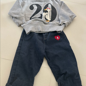 베베드피노 티셔츠 100 로토토베베 청바지