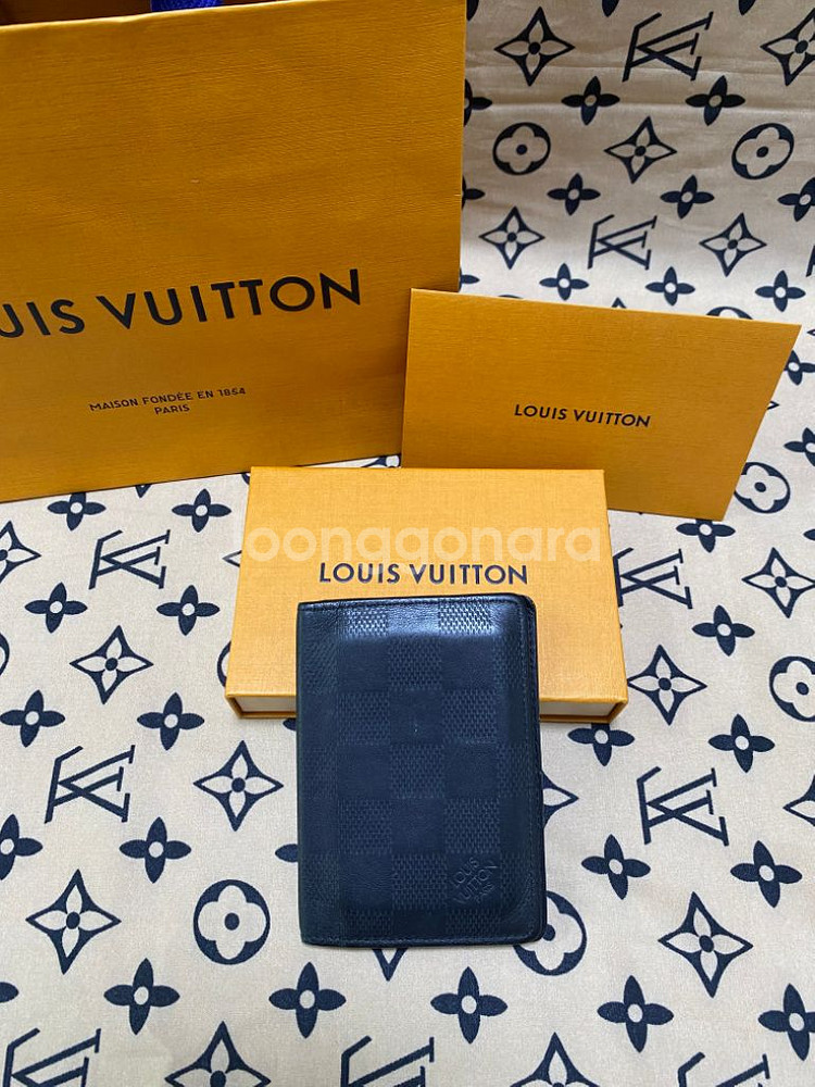 루이비통 다미에 그라파이트 오거나이저 카드지갑--0