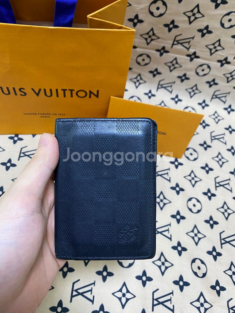 루이비통 다미에 그라파이트 오거나이저 카드지갑--1