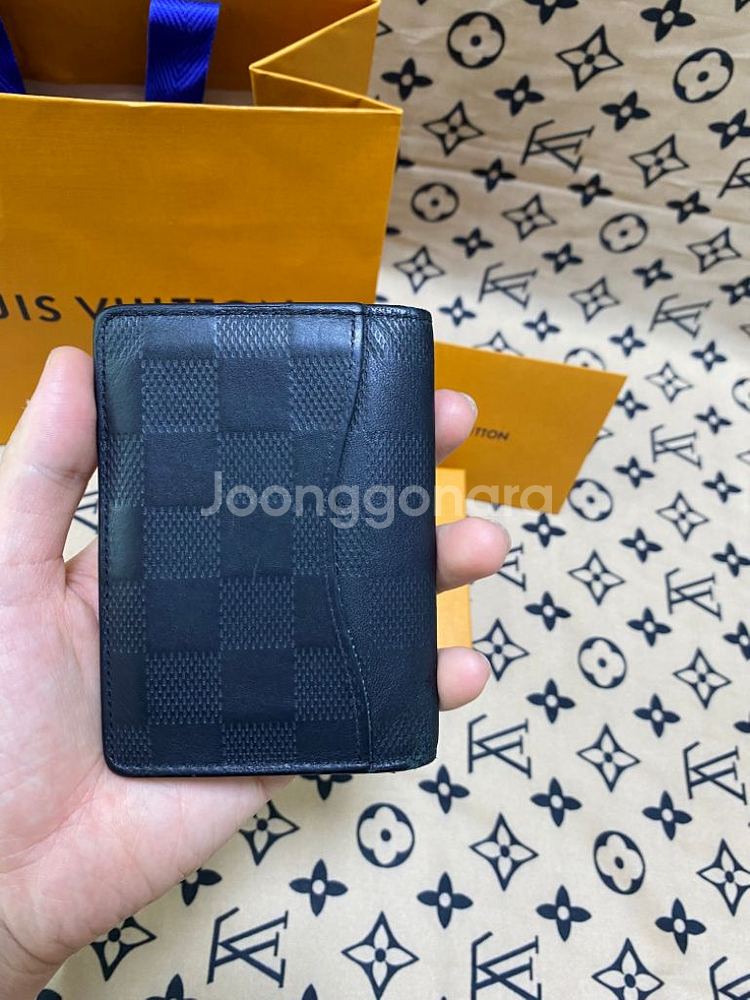 루이비통 다미에 그라파이트 오거나이저 카드지갑--2