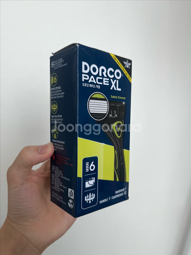 [새제품] 도루코 페이스 엑셀 XL 6중날 면도기--0