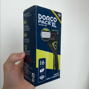 [새제품] 도루코 페이스 엑셀 XL 6중날 면도기