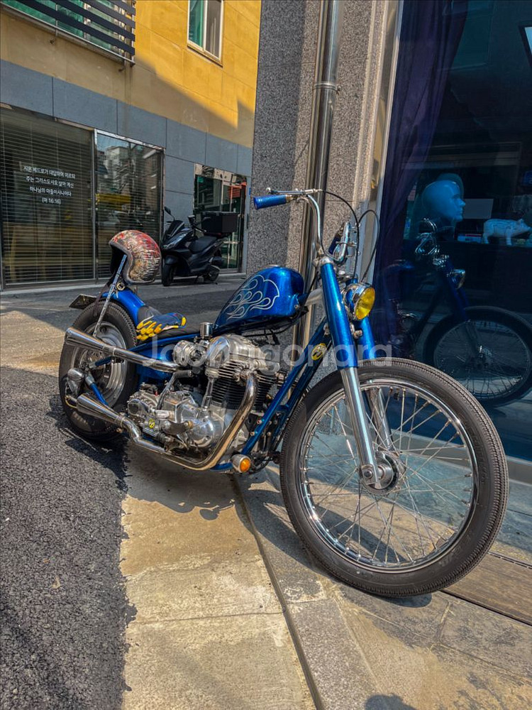 가와사키 w650 chopper 쵸퍼커스텀.--0