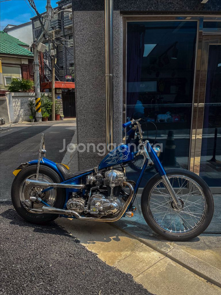 가와사키 w650 chopper 쵸퍼커스텀.--2