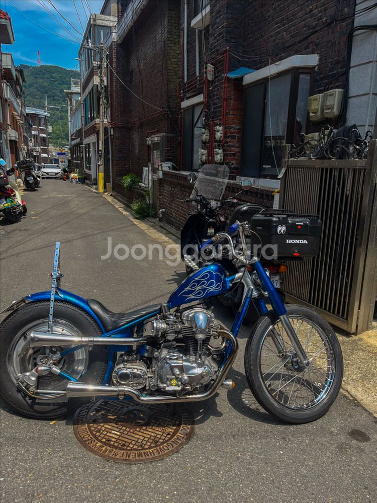 가와사키 w650 chopper 쵸퍼커스텀.--3