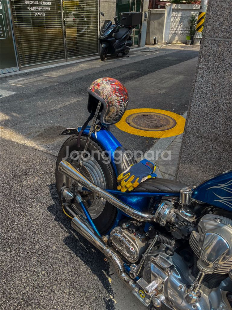 가와사키 w650 chopper 쵸퍼커스텀.--1