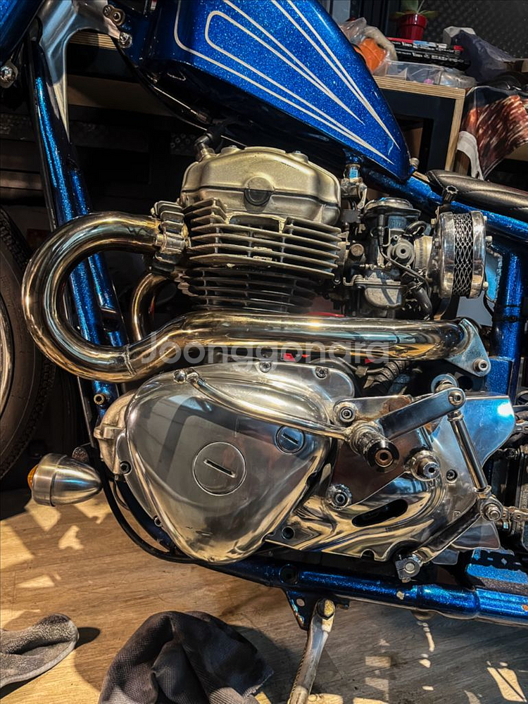 가와사키 w650 chopper 쵸퍼커스텀.--4