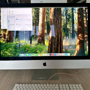 아이맥 2020 27인치 5K 레티나 i7 8코어