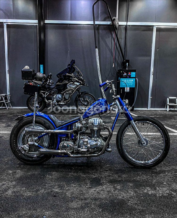 가와사키 w650 chopper 쵸퍼커스텀.--6