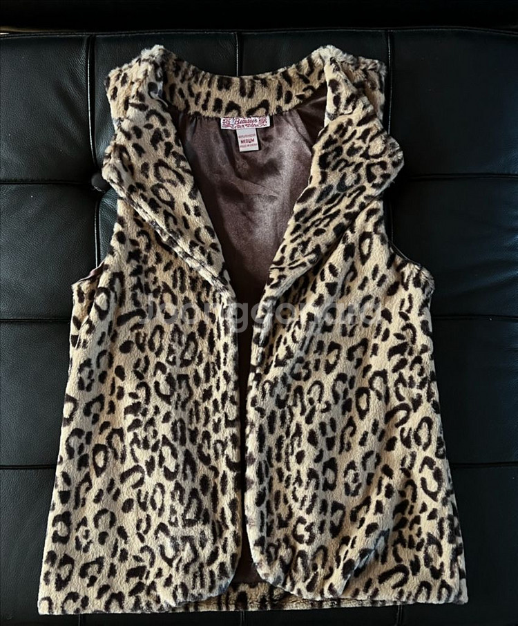 어린이 레오파드 조끼 베스트(미듐)--0