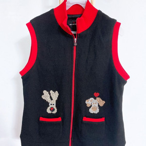 (100)엠유스포츠골프여자울니트방풍조끼