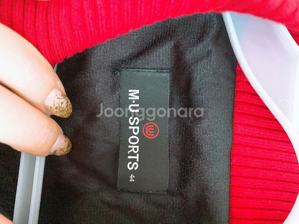 (100)엠유스포츠골프여자울니트방풍조끼--3