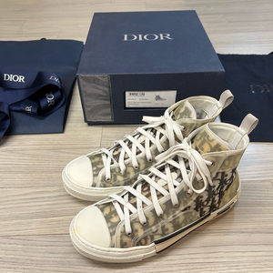 정품 디올 오블리크 하이탑 스니커즈 41
