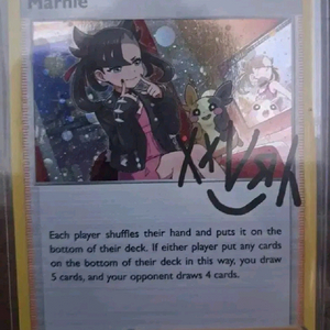 포켓몬카드 Marnie ,마리싸인카드,마리프로모