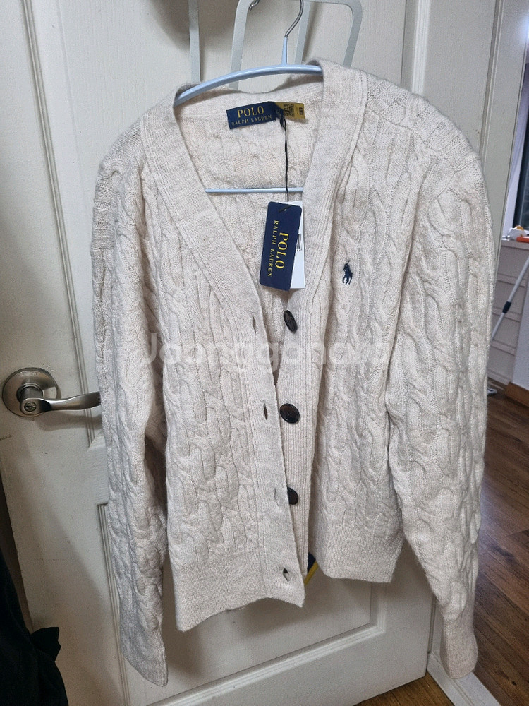 폴로 랄프로렌 케이블 니트 가디건--0