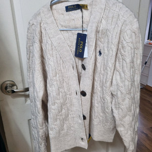 폴로 랄프로렌 케이블 니트 가디건