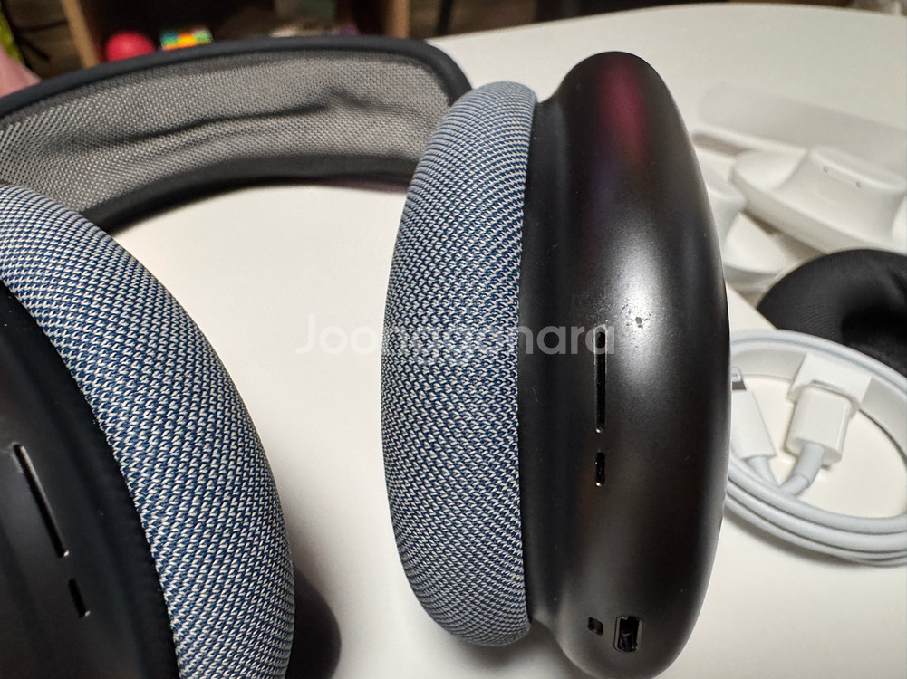 애플 에어팟 맥스 스페이스 그레이 풀박스(라이트닝, 여분 이어패드)--4