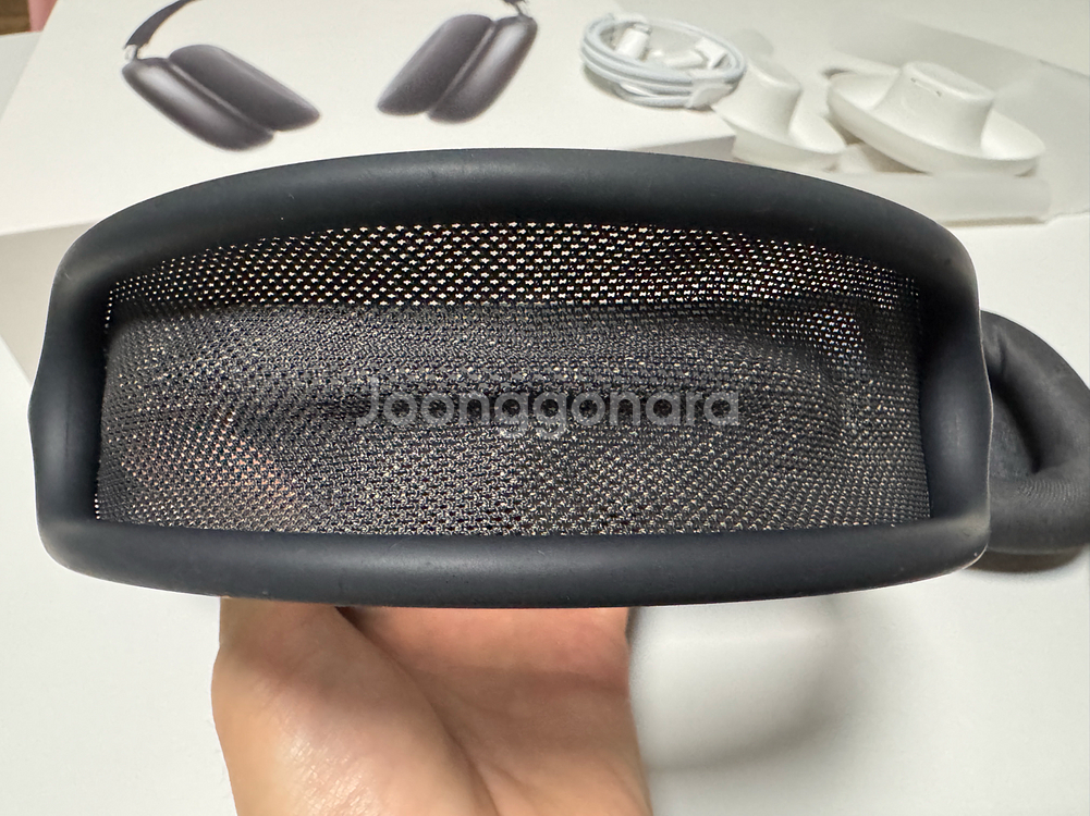 애플 에어팟 맥스 스페이스 그레이 풀박스(라이트닝, 여분 이어패드)--9